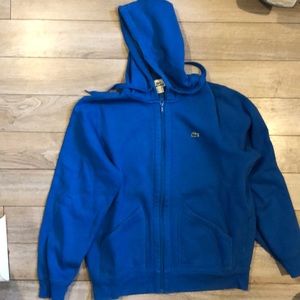 Men’s Lacoste zip up sweatshirt